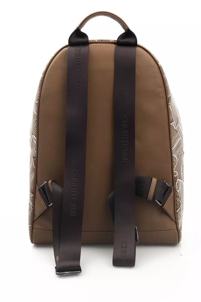 Brauner Leder Herren Rucksack