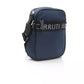 Blue Nylon Men Messenger Bag