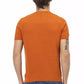 Oranger Herrenpullover aus Baumwolle