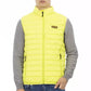 Yellow Polyester Men's Sleeveless Jacket