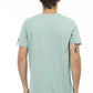 T-shirt da uomo in cotone verde