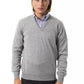 Gray Wool Men Sweater