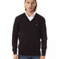 Brown Merino Wool Men Sweater