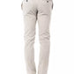 Gray Cotton Men's Casual Pant