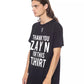 T-shirt da uomo in cotone nero