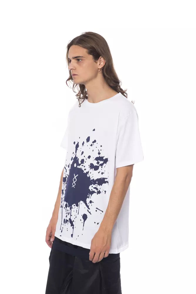 Weißes Herren-T-Shirt aus Baumwolle