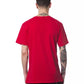 T-shirt da uomo in cotone rosso
