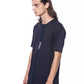Blaues Herren-T-Shirt aus Baumwolle