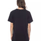 T-shirt da uomo in cotone nero