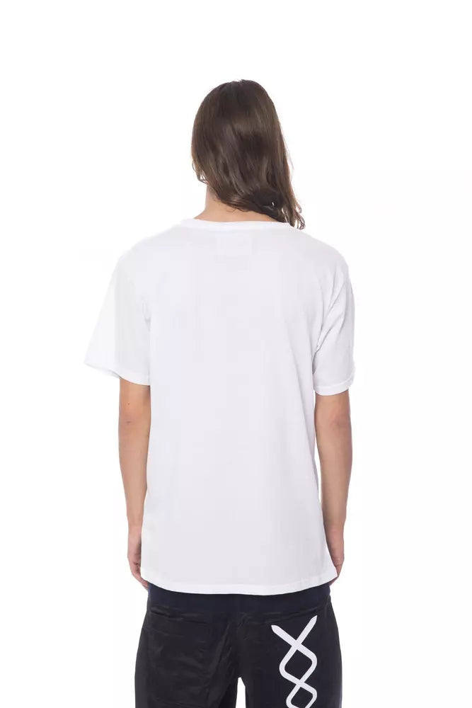 Weißes Herren-T-Shirt aus Baumwolle