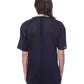 Blaues Herren-T-Shirt aus Baumwolle