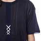Blaues Herren-T-Shirt aus Baumwolle