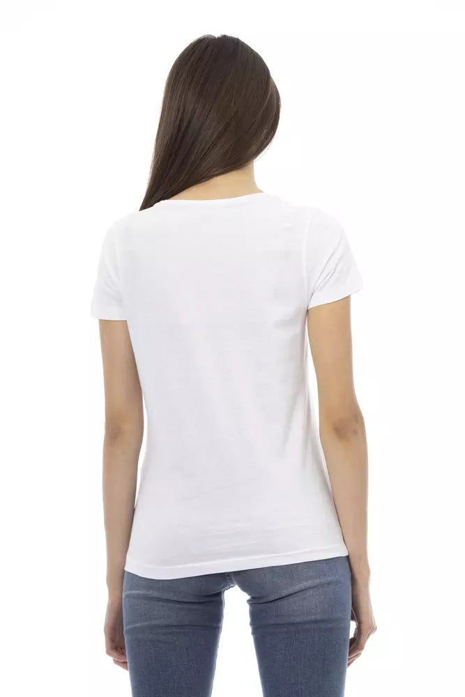 Schickes weißes bedrucktes T-Shirt: Ein Must-have für die Sommergarderobe