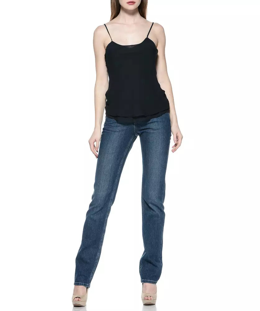 Blaue Baumwolljeans für Damen