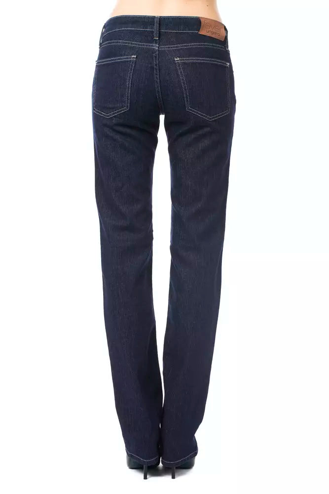Blaue Baumwolljeans für Damen
