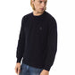 Blue Wool Men Sweater