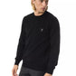 Black Merino Wool Men Sweater