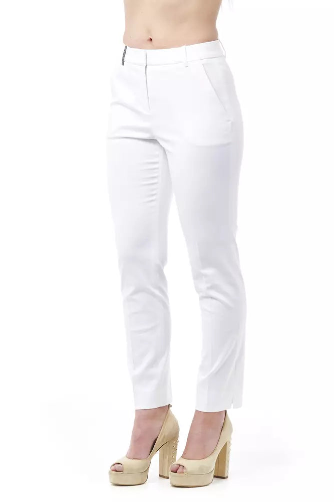 Schicke Zigarettenhose mit hoher Taille