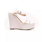 White Polyethylene Women Sandal