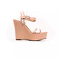 Beige Polyethylene Women Sandal