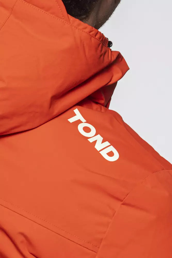 Rote Polyester Herrenjacke