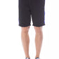 Black Cotton Men's Short