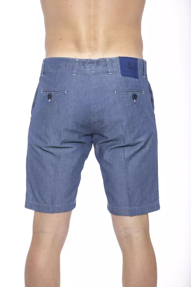Schicke nautische blaue Bermuda-Shorts