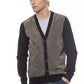 Multicolor Wool Men Cardigan