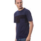 Blue Cotton Men T-Shirt