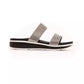 Silver Polyethylene Women Sandal