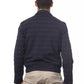 Blue Wool Men Bomber Jacket