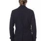 Blazer da uomo in cotone blu