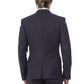 Elegante Blazer Monopetto in Lana Blu