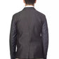 Blazer da uomo in cotone grigio