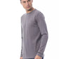 Gray Cotton Men T-Shirt