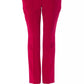 Fuchsia Polyester Women Pant