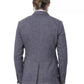 Blazer da uomo in lana blu