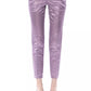 Purple Cotton Women Pants