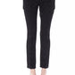 Black Polyester Women Pants