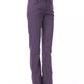 Purple Cotton Women Pants