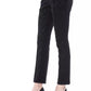 Black Polyester Women Pants