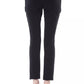 Black Polyester Women Pants