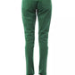 Green Cotton Women Pants