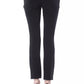 Black Polyester Women Pants