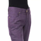 Purple Cotton Women Pants