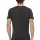 T-shirt da uomo in cotone nero