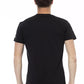 Schwarzes Herren-T-Shirt aus Baumwolle