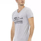 Graues Herren-T-Shirt aus Baumwolle