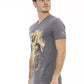 Graues Herren-T-Shirt aus Baumwolle