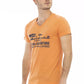 Oranges Herren-T-Shirt aus Baumwolle